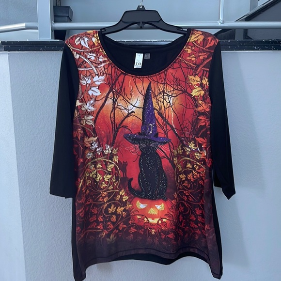 Thomas & Olivia Tops - Halloween 3/4 sleeve XL shirt